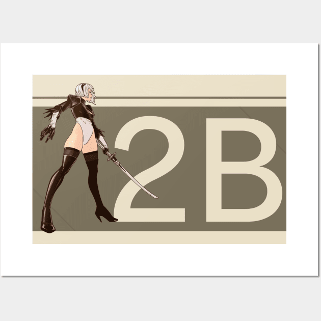 2b Wall Art by LuizFerrarezzi